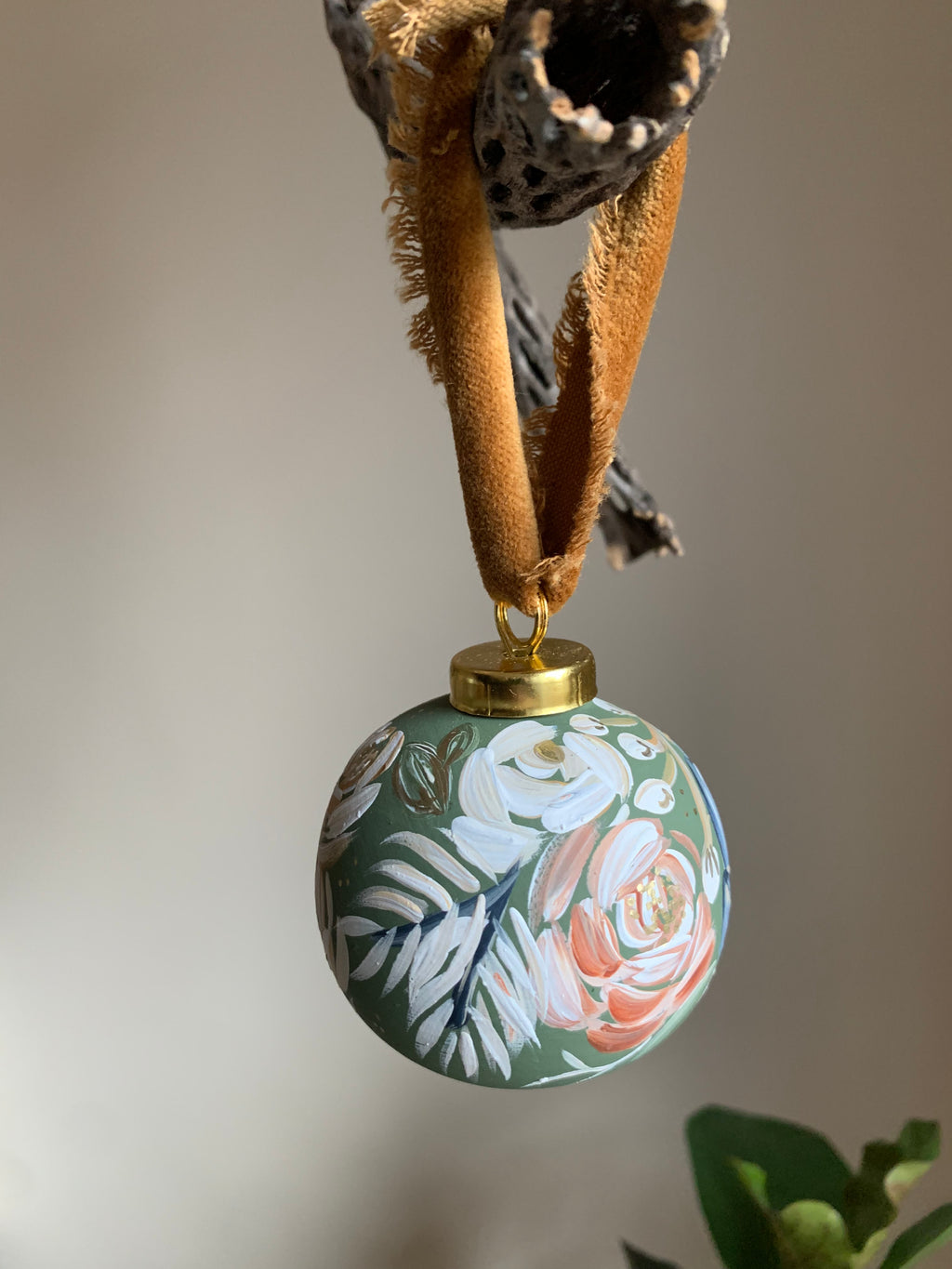 Hand-painted Clay Ornament