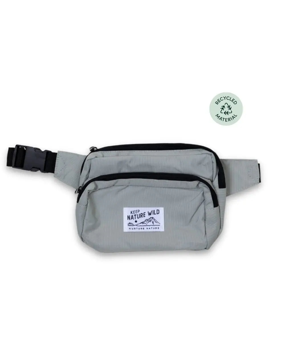 Keep Nature Wild Recycled Fanny Pack | Stone