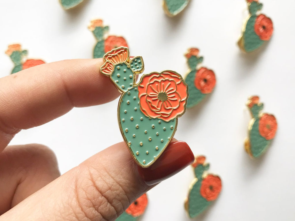 Mercedes Prickly Pear Pin