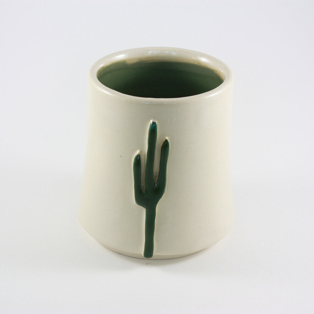 Saguaro White Sipping Cup