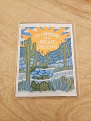 Dreaming of a Bright Christmas Greeting Card
