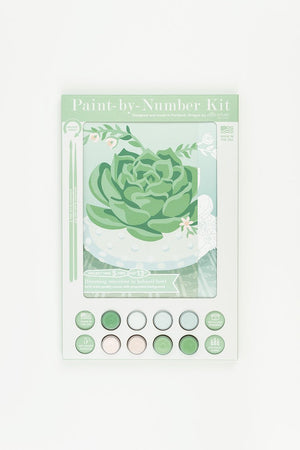 Blooming Succulent Paint-by-Number Kit