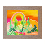 Desert Rainbow Horizontal Art Print