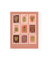 Sending Love Stamps Greeting Card