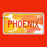 Phoenix License Plate Sticker