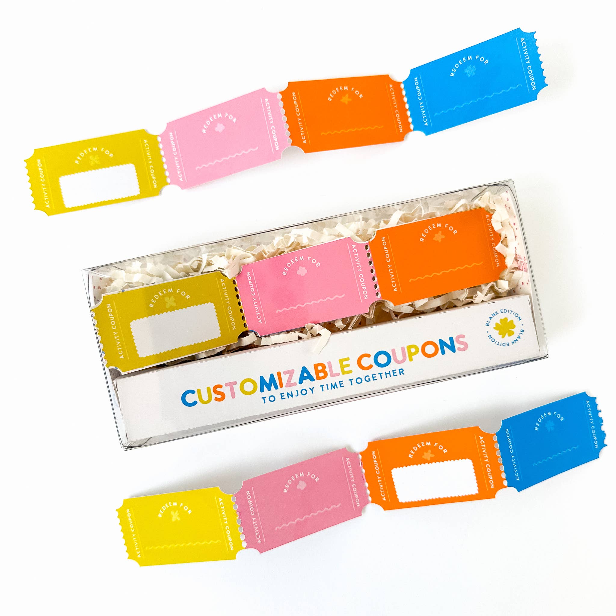 Customizable Activity Coupons - Blank