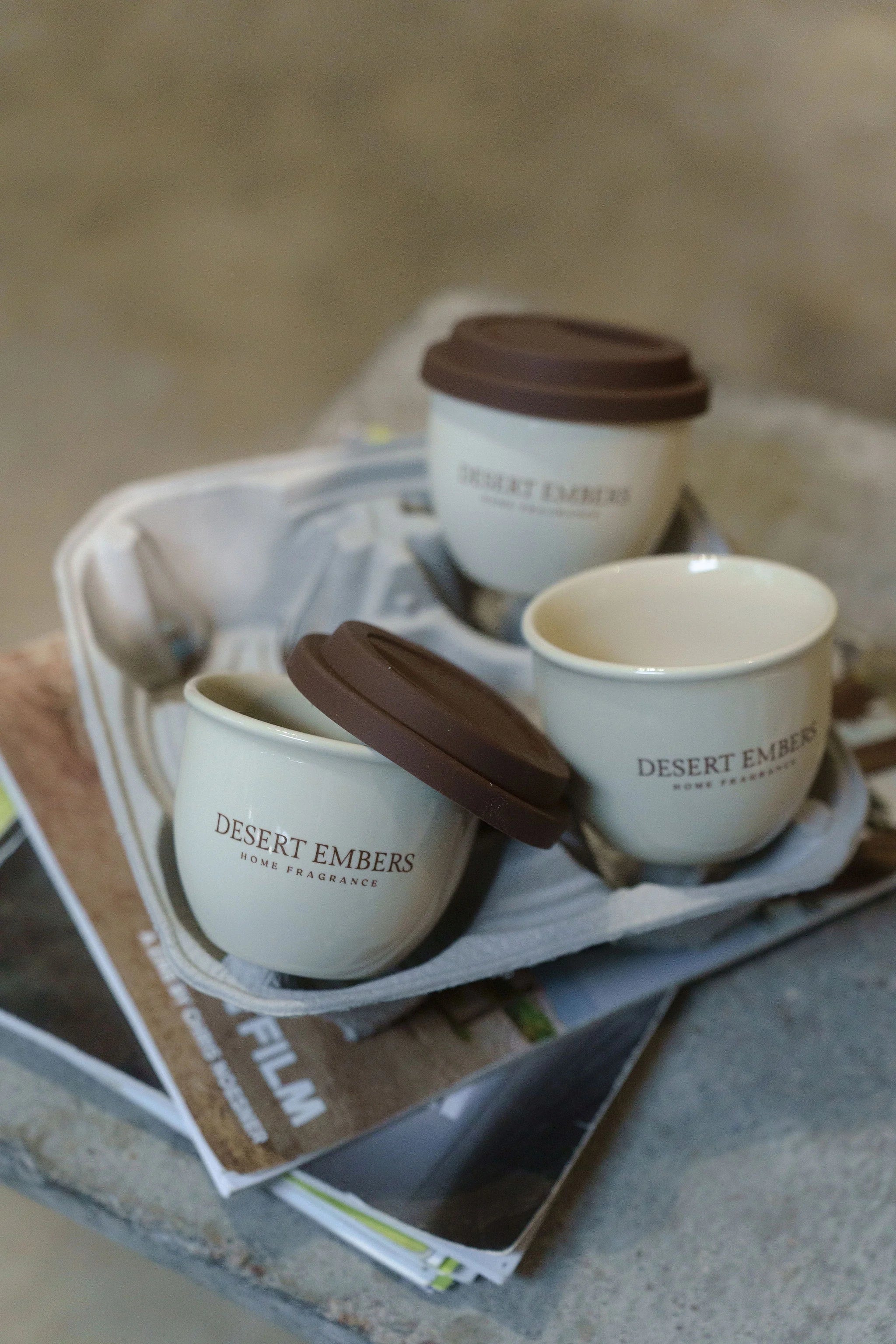(C) Reusable Coffee Cup Candle