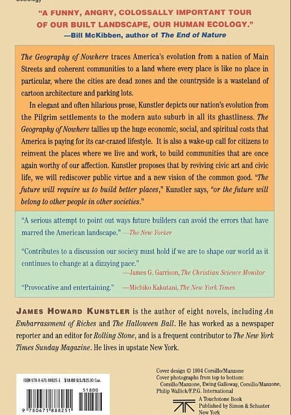 Geography Of Nowhere: America's Man-Made Landscape