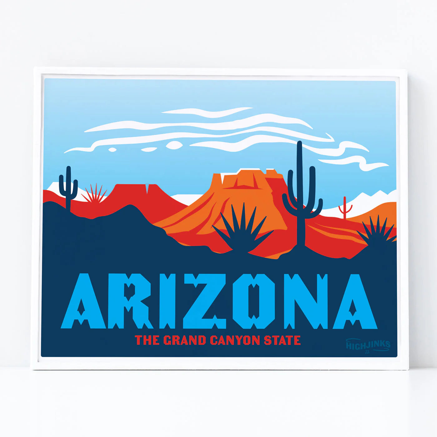 (C) Arizona Landscape Art Print