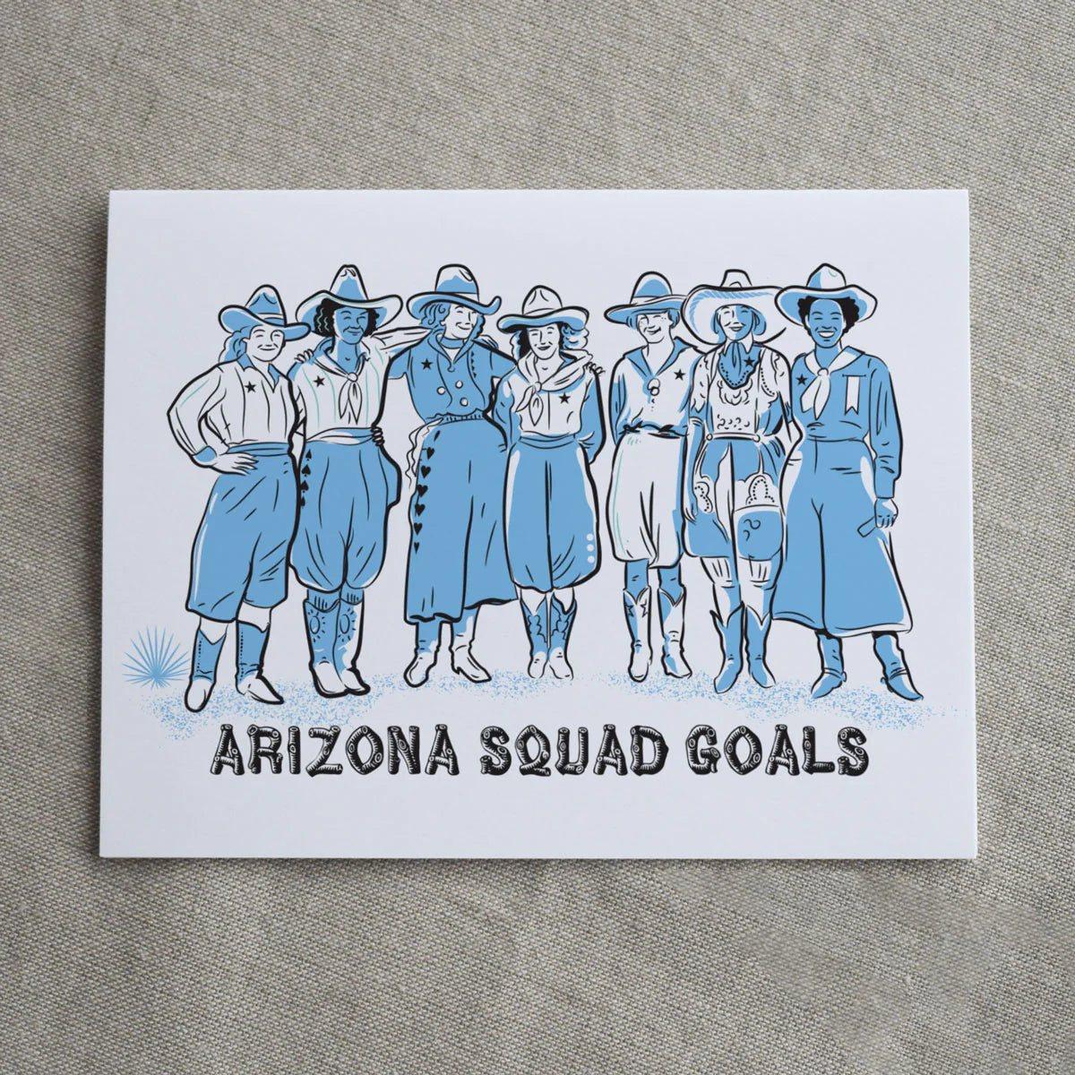 (C) Arizona Squad Goals Greeting Card