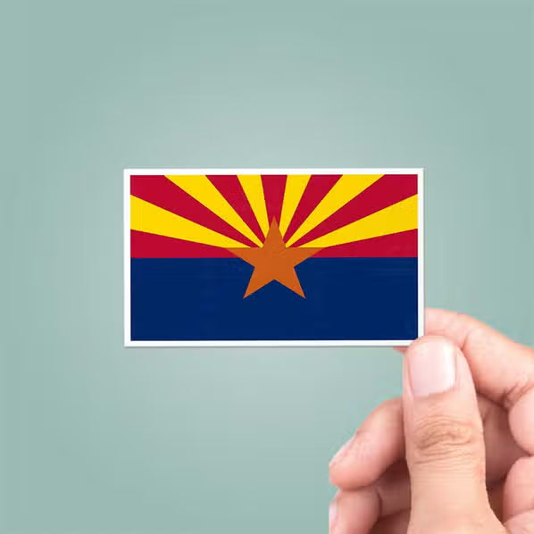 AZ State Flag Sticker