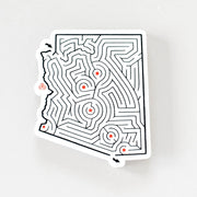 Arizona Maze Sticker