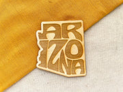Arizona State Name Magnet