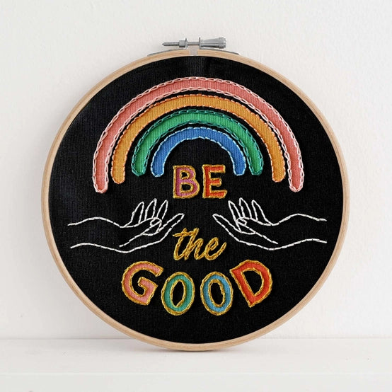 Be the Good Premium Embroidery Kit, 6 Inch
