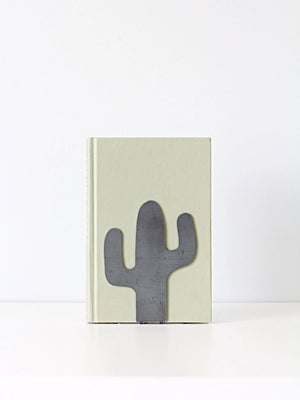 Metal Cactus Bookend