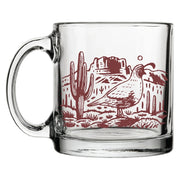 Cactus Quail Glass Mug