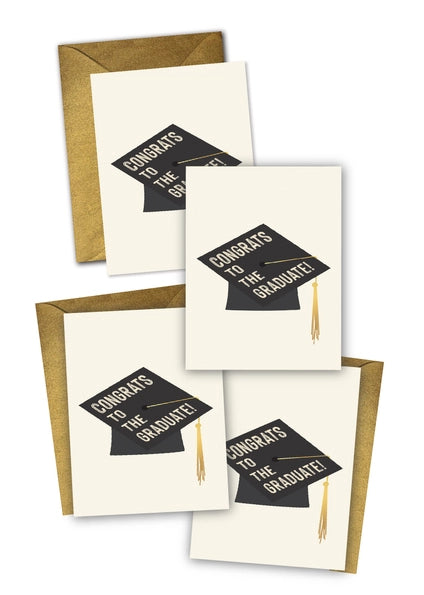 Graduate Hat Graduation Greeting Cards Boxed Set