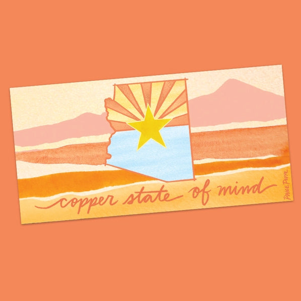Copper State of Mind Bumper Sticker