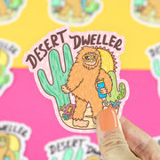 Desert Dweller Sasquatch Bigfoot Yeti Sticker