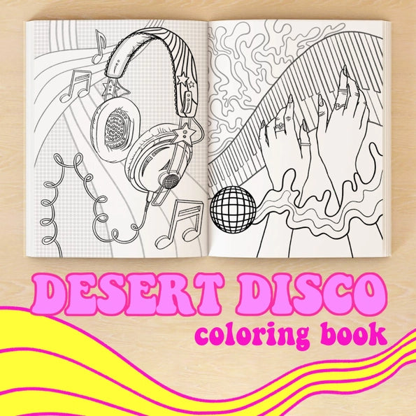 Desert Disco Coloring Book