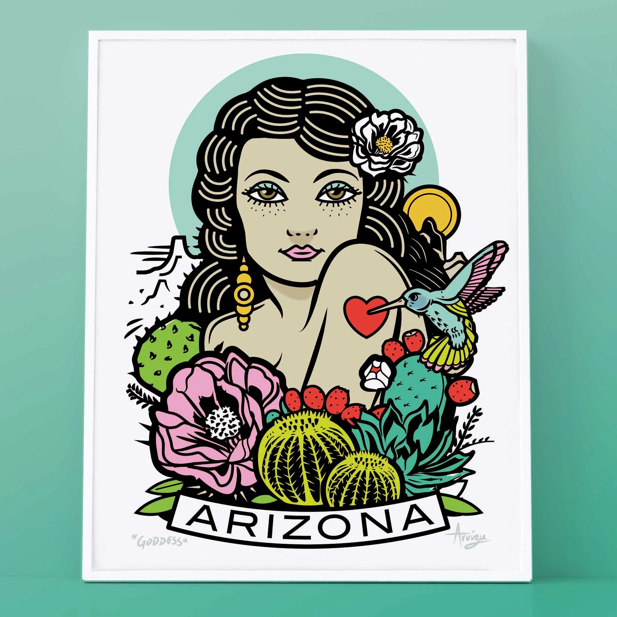 (C) Desert Goddess Art Print