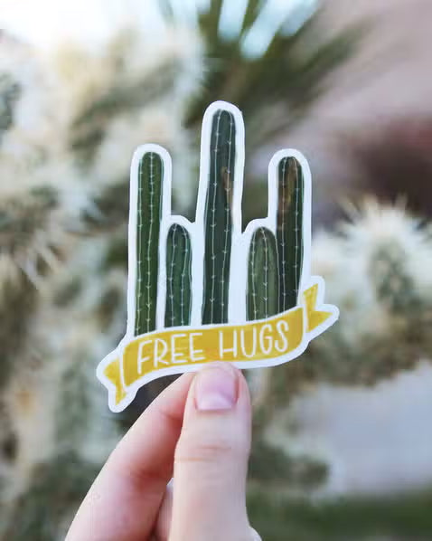Free Hugs Sticker