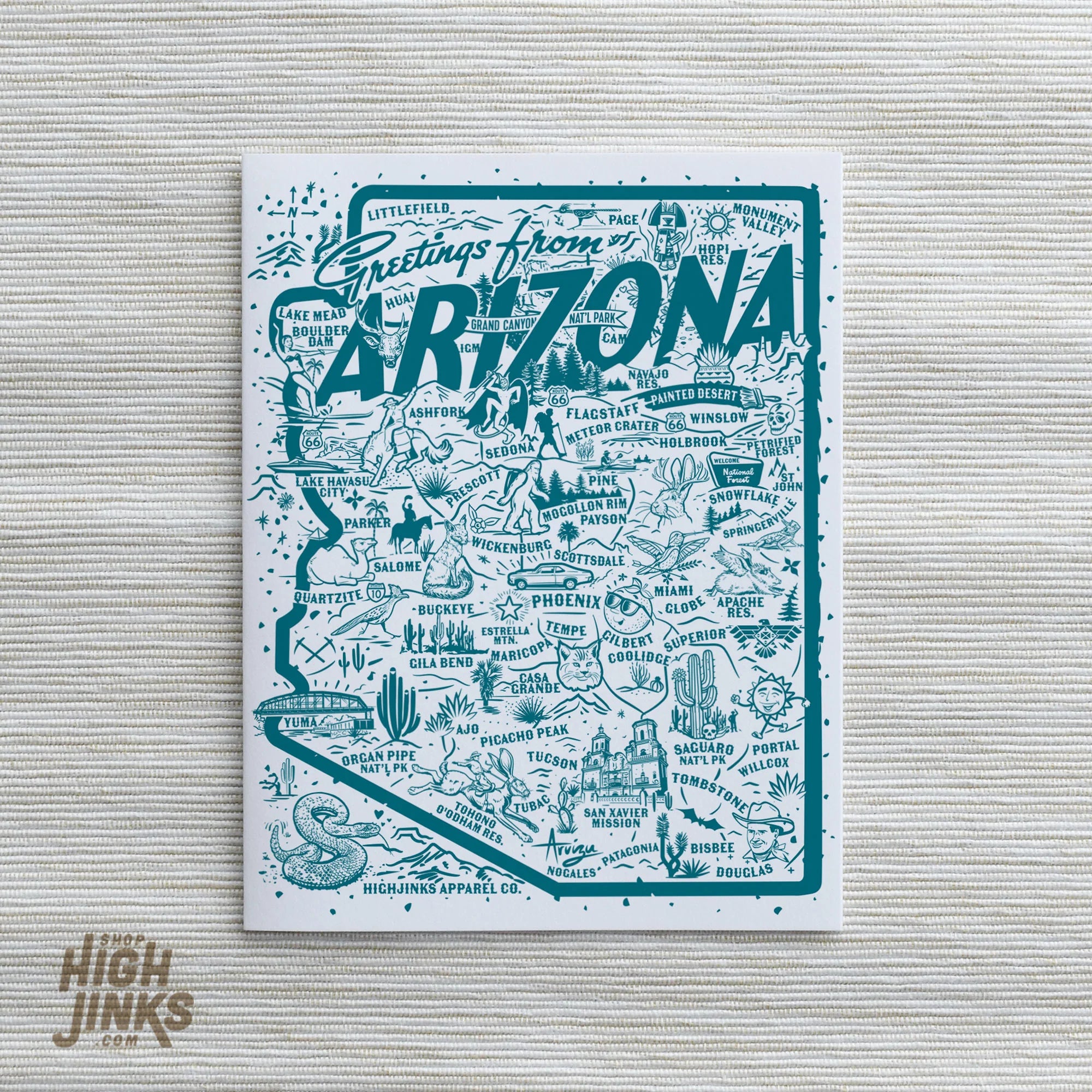 (C) Arizona Icons Greeting Card