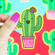 Cactus Hugs Sticker