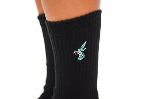 Hummingbird Everyday Socks | Black
