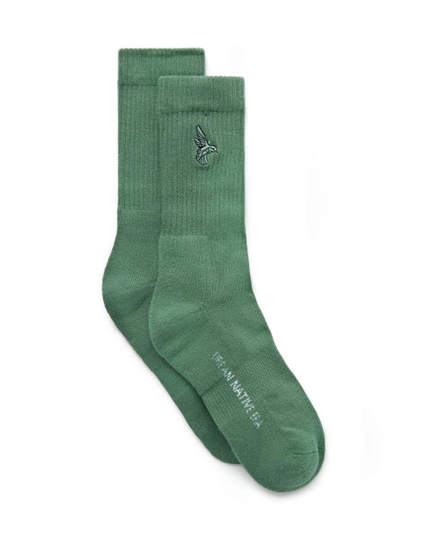 Hummingbird Everyday Socks | Green