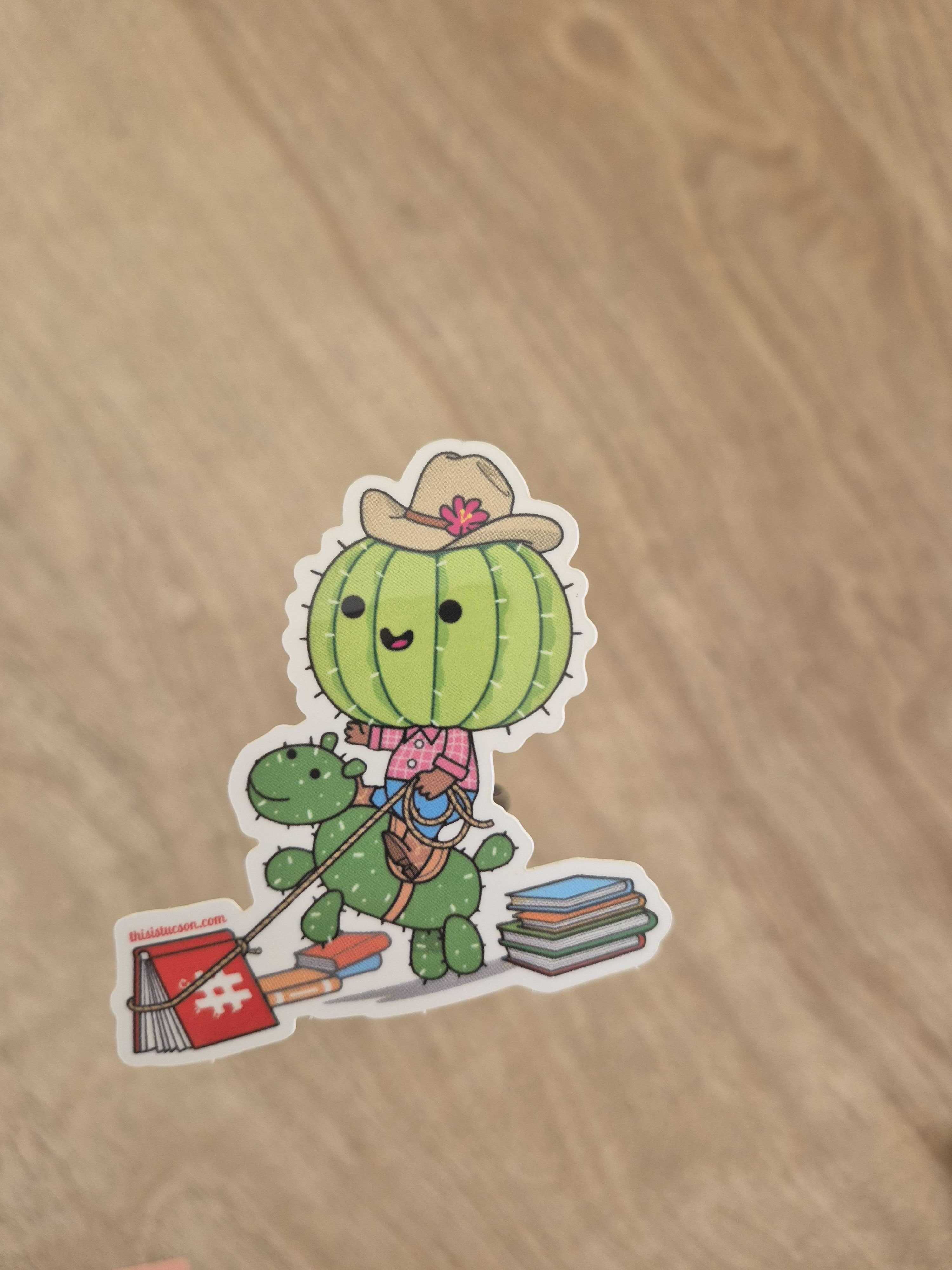 Cactus Cowpoke Sticker