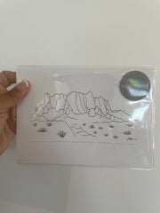 (C)  5x7 Superstition Mtn Print - labeled