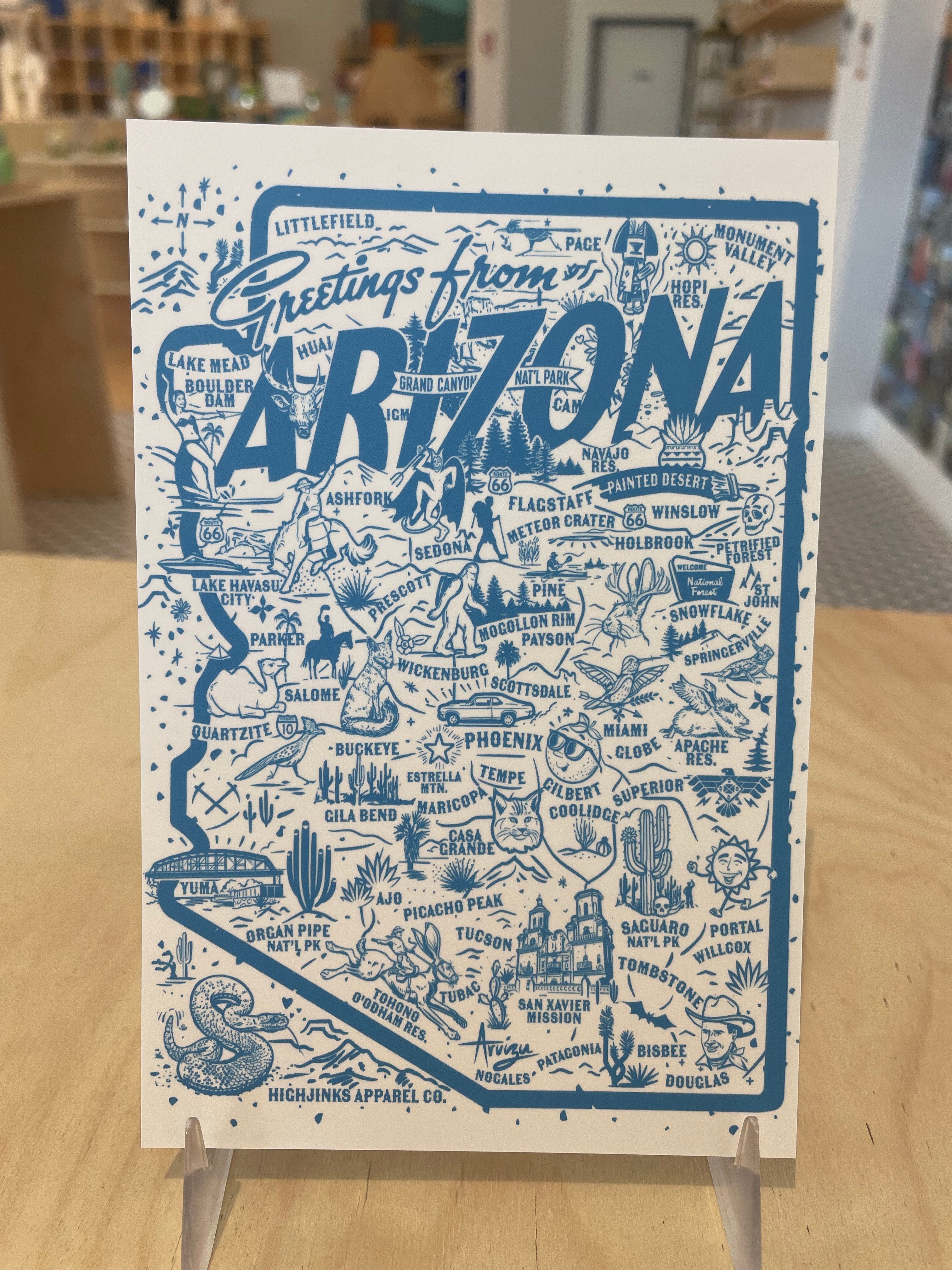 (C) Arizona Icons Postcard