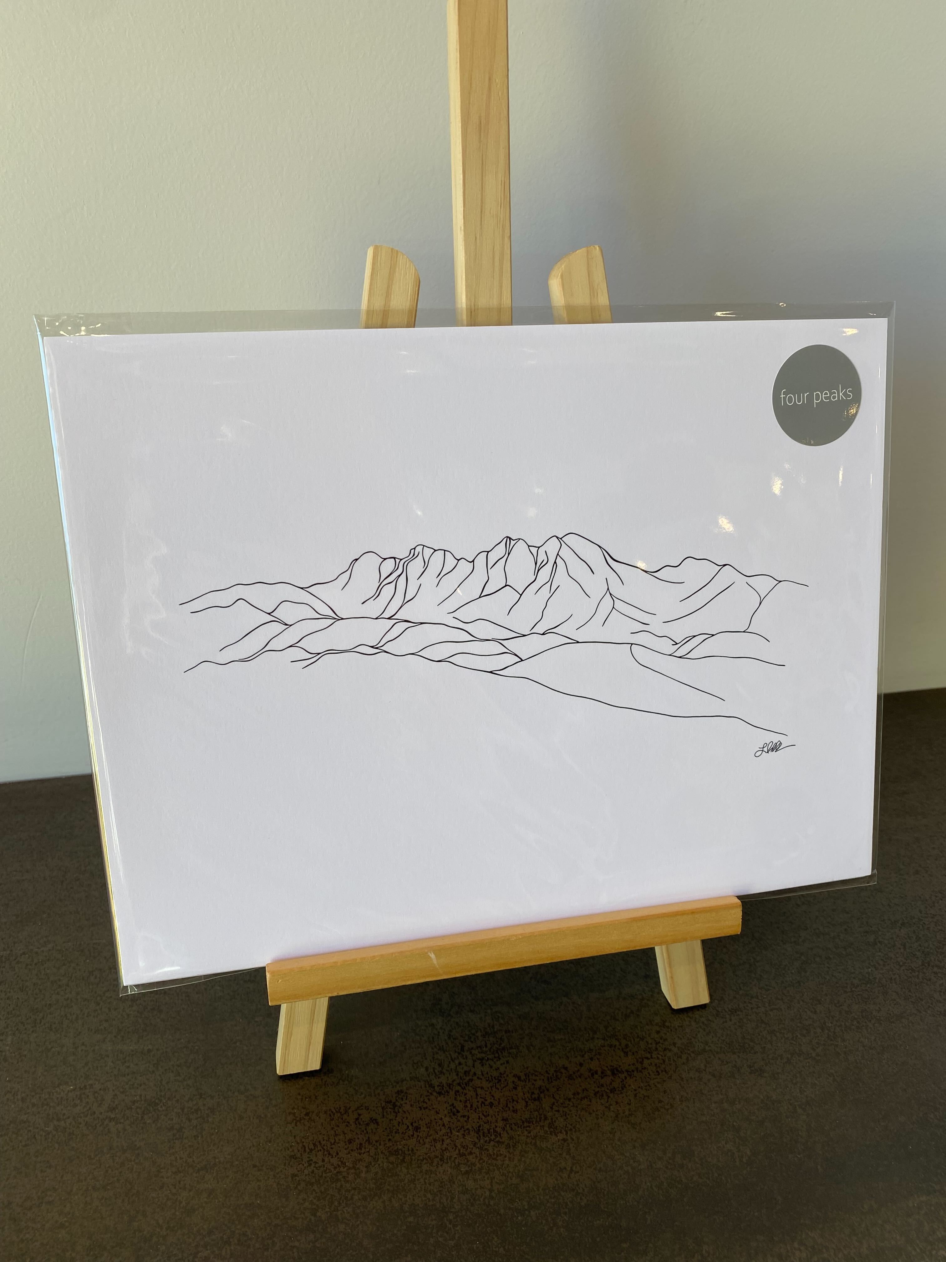 (C) 9x12 -Four Peaks Print