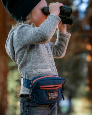 Keep Nature Wild Kid's Fanny Pack | Poppy/Olive