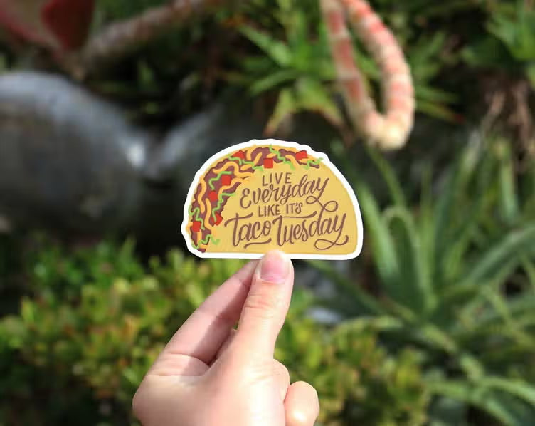 Taco Tuesday Sticker