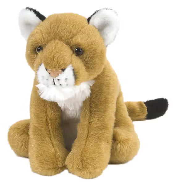 Mini Mountain Lion Stuffed Animal 8"