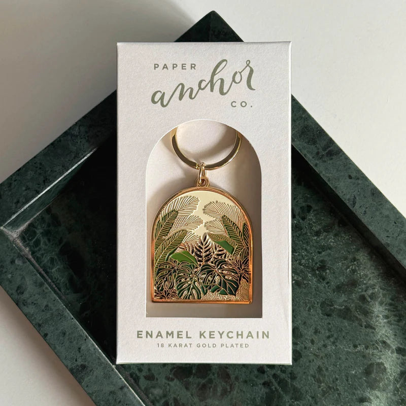 Tropical Conservatory Arch Keychain