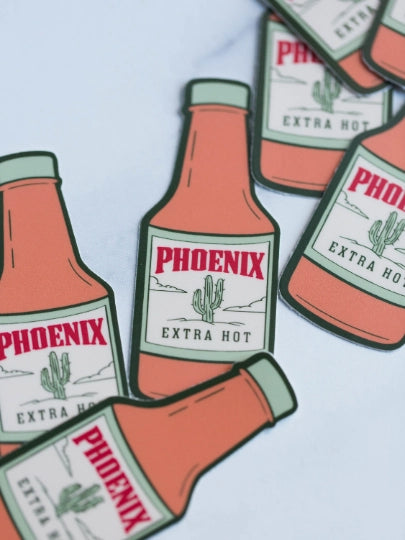 Phoenix, AZ Hot Sauce Sticker