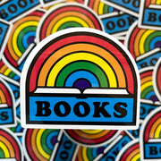 Rainbow Books Sticker