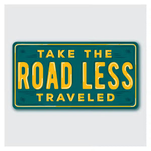Road Less Traveled Sticker