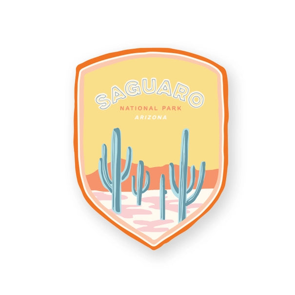 Saguaro National Park Badge Sticker