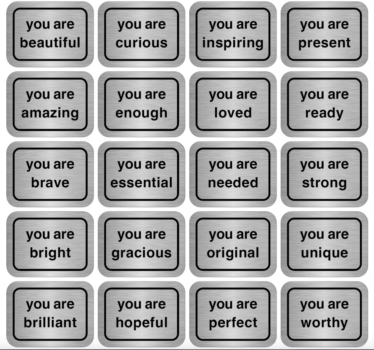 Many Ways To Say Stickers (You Are Beautiful)
