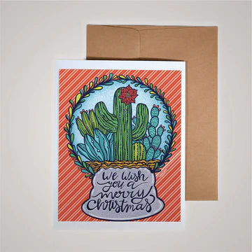 We Wish You A Merry Christmas Greeting Card