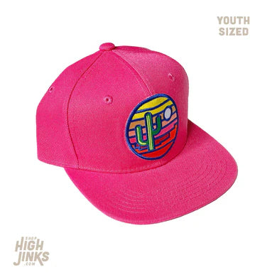 (C) Stained Glass Sunset Youth Hat