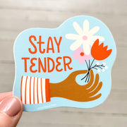 Stay Tender Vinyl Sticker