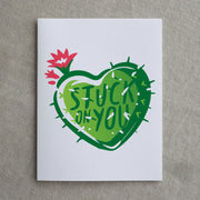 (C) Stuck on You Greeting Card