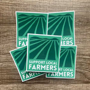 Support Local Farmers Sticker