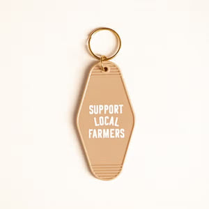 Support Local Farmer's Keychain