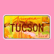 Tucson License Plate Sticker